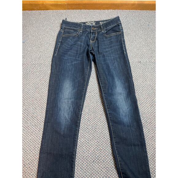 Buckle Black Dark Wash Skinny Jeans 25 - Picture 5 of 6